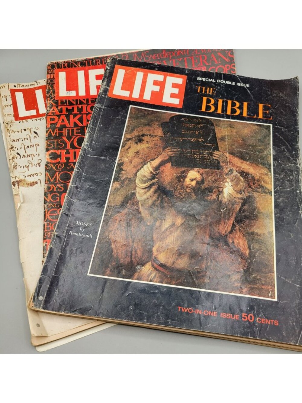 Life Magazines The Bible 1964 The Year in Pictures 1971 Leonardo da Vinci 1967